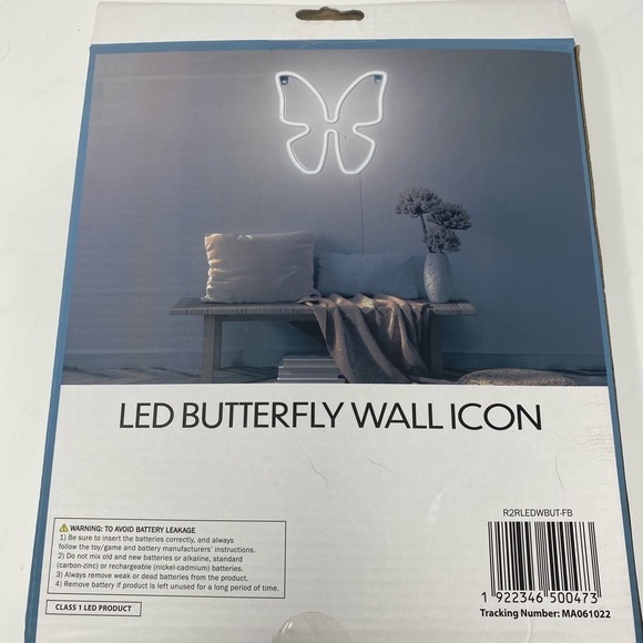 Room2Room LED Butterfly Wall Icon - Picture 2 of 4